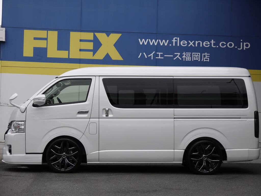 ５０ミリローダウン施工済み！車高公認取得致しますので継続車検も安心です。高さ変更も可能ですのでお気軽にご相談下さい。