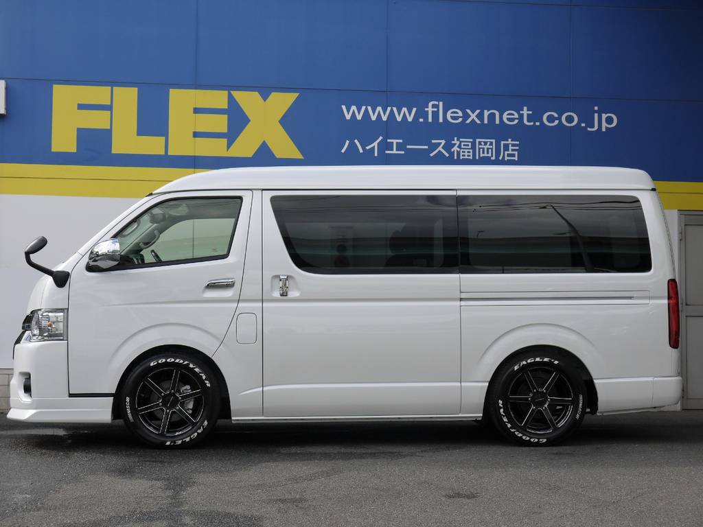 ５０ミリローダウン施工済み！車高公認取得致しますので継続車検も安心です。もちろん、高さ変更も可能ですのでお気軽にご相談下さい。