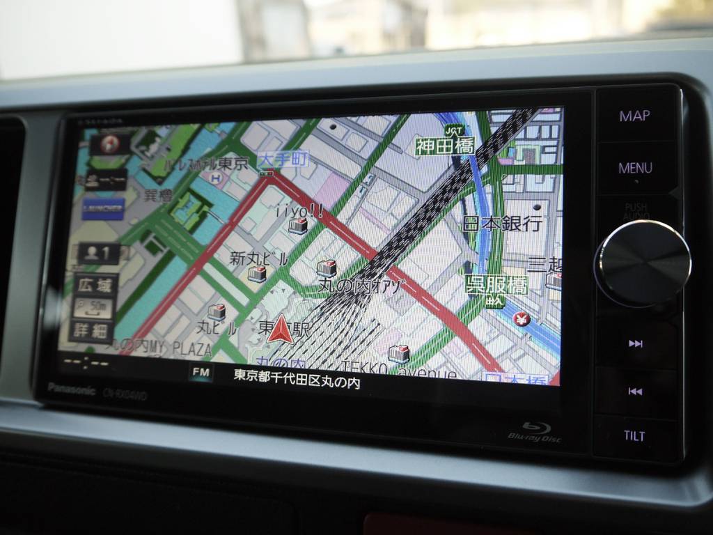 Ｐａｎａｓｏｎｉｃストラーダ地デジナビ【ＣＮ－ＲＸ０４ＷＤ】ブルーレイ再生可能！バックカメラナビ連動施工済み！