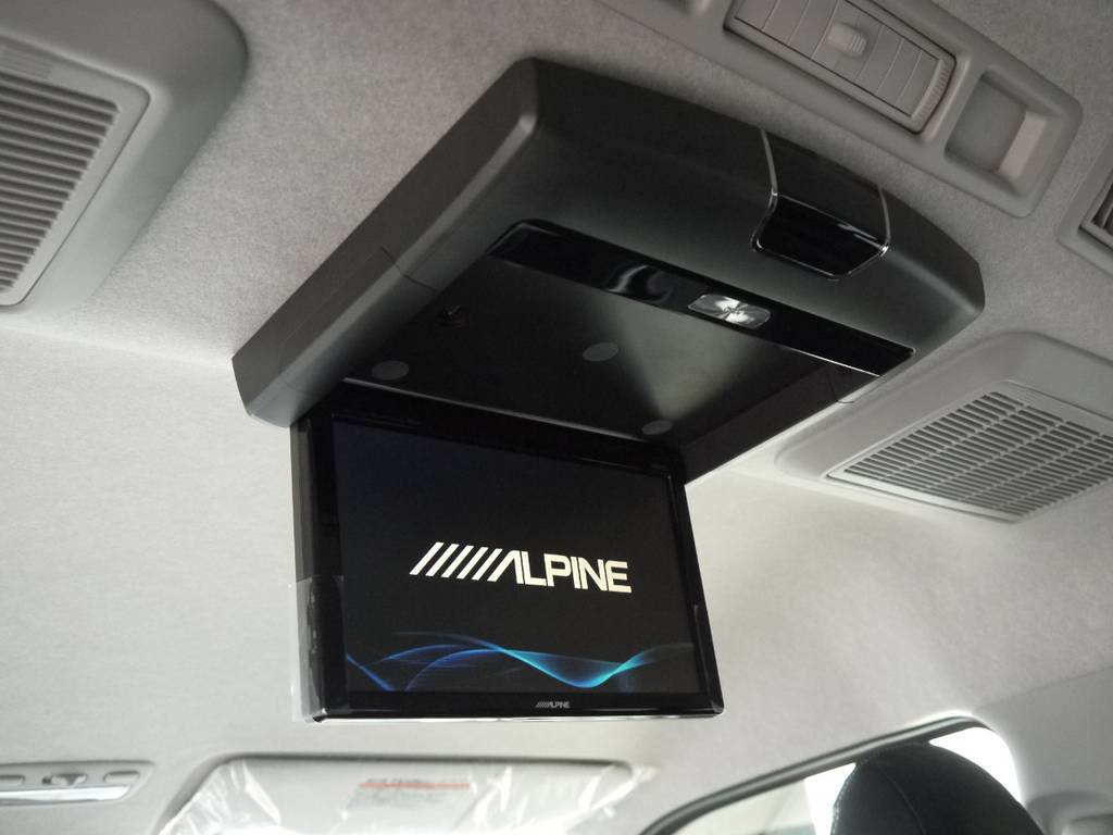 ＡＬＰＩＮＥ１０インチフリップダウンモニター【ＲＳＨ１０－Ｌ】ブルーレイ再生ＯＫ！