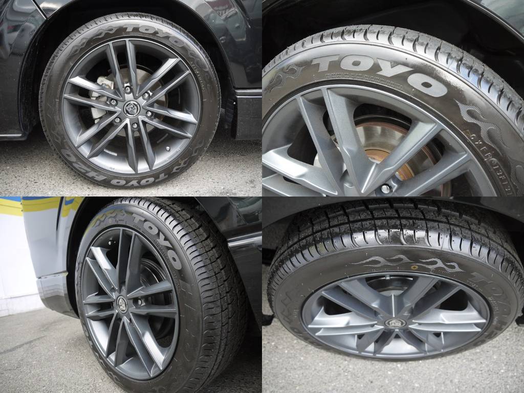 アドルフォ１８インチＡＷ＆ＴＯＹＯ【Ｈ２０】２２５/５０Ｒ１８Ｃタイヤ！