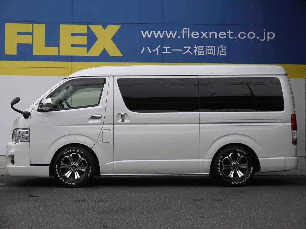 ５０ミリローダウン施工済み！車高公認取得致しますので継続車検も安心です。高さ変更も可能ですのでお気軽にご相談下さい。