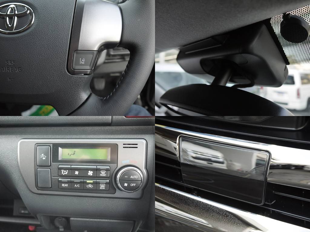 【トヨタセーフティセンスＰ】ミリ波レーダーと単眼カメラの２種類の目で前方の車や歩行者を認識し前方の安全を見守り事故の回避や衝突被害の軽減を支援します。