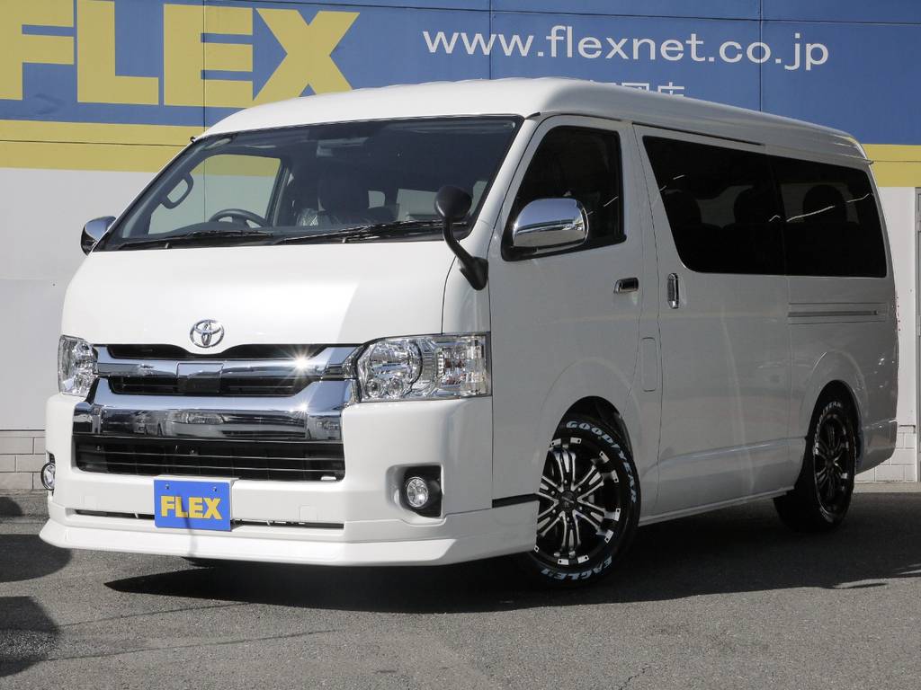 未登録新車ＴＳＳＰ搭載ハイエースワゴンＧＬ２７００Ｇ２ＷＤ【アレンジＡＳ】完成！