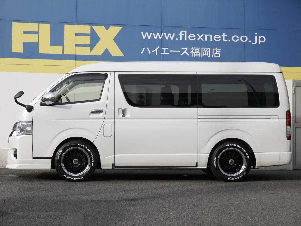 ５０ミリローダウン施工済み！車高公認取得致しますので継続車検も安心です。高さ変更も可能ですのでお気軽にご相談下さい。