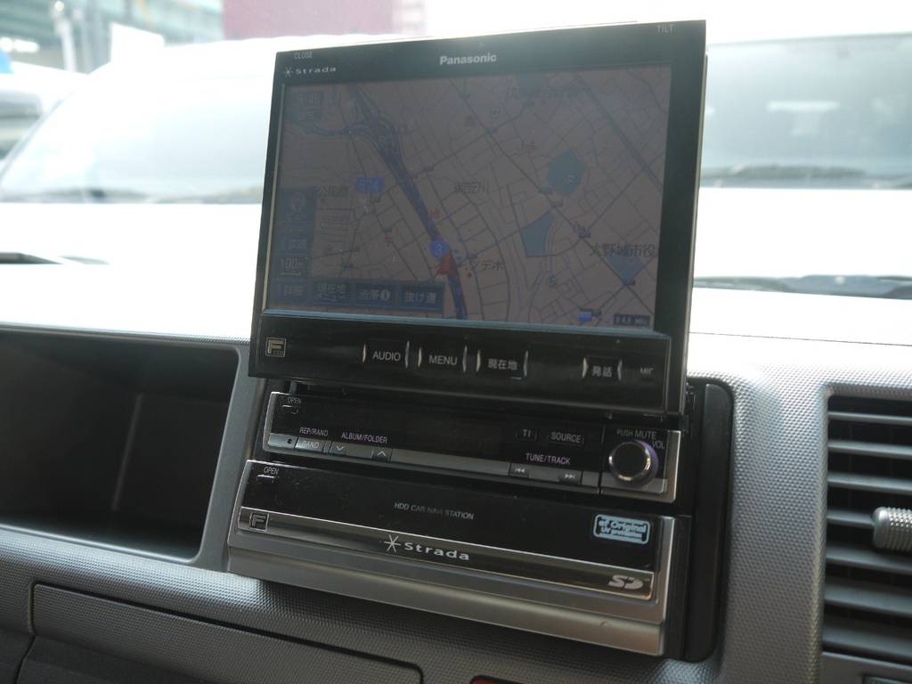 Panasonicストラーダナビ！ＤＶＤ再生ＯＫ！