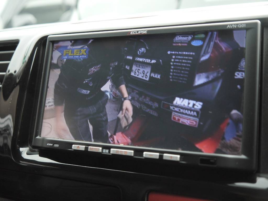 イクリプスＧ０１地デジナビ！走行中のＴＶ閲覧・ＤＶＤ再生もＯＫ！