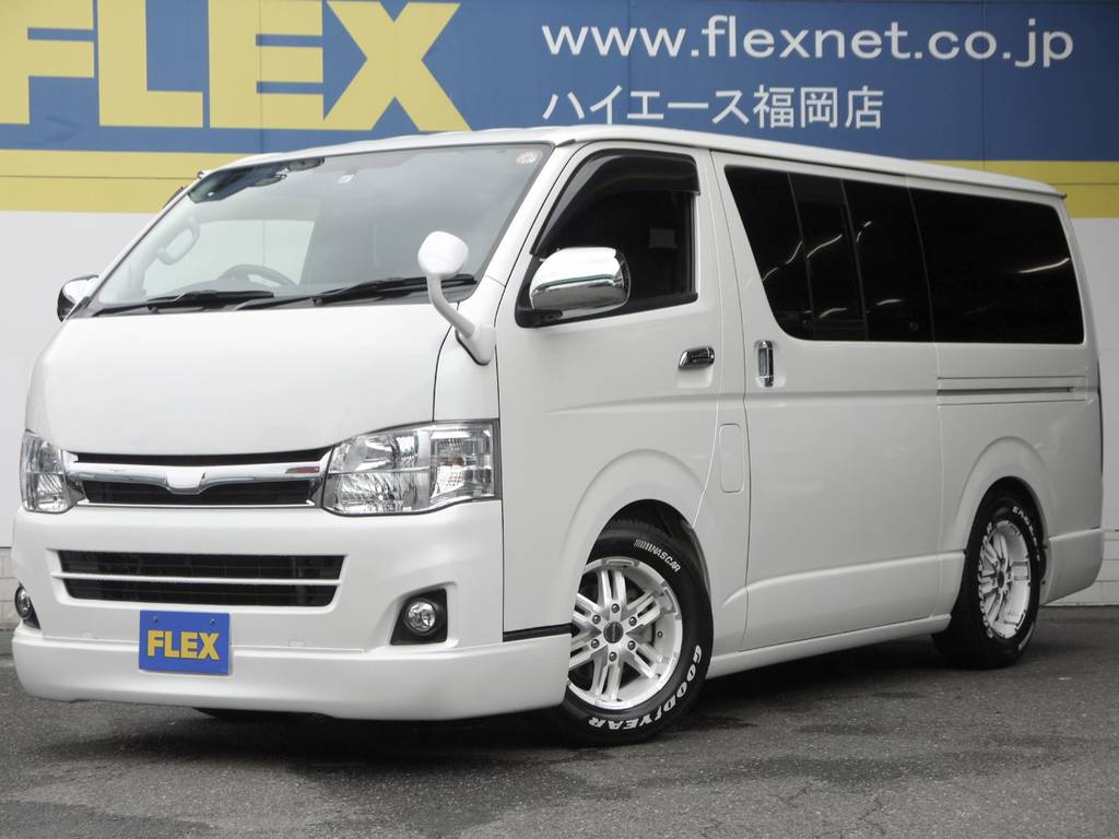 【買取直販】Ｈ２４年ハイエースＳＧＬ２．０Ｇ２ＷＤ！４１５ＣＯＢＲＡエアロコンプリート！新車時当店製作ワンオーナー車！