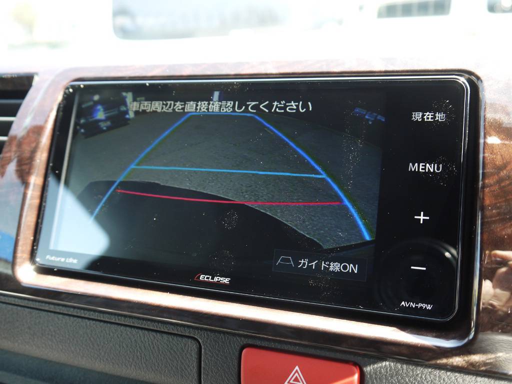 バックカメラナビ連動施工済み！
