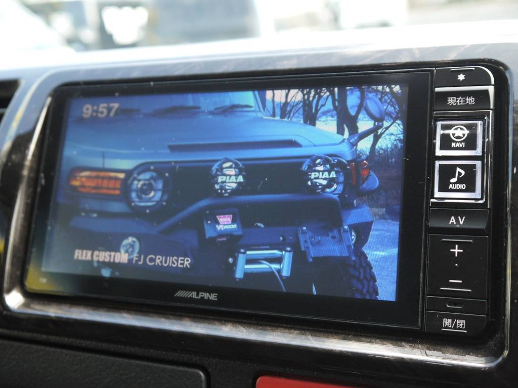 アルパイン７型ＳＤ地デジナビ【７Ｗ】