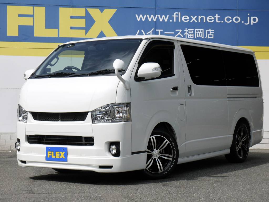 Ｈ２７年式ハイエースＤＡＲＫＰＲＩＭＥ３０００ＤＴ２ＷＤ！４１５ＣＯＢＲＡコンプリート！ワンオーナー！新車時メーカーオプション多数完備！