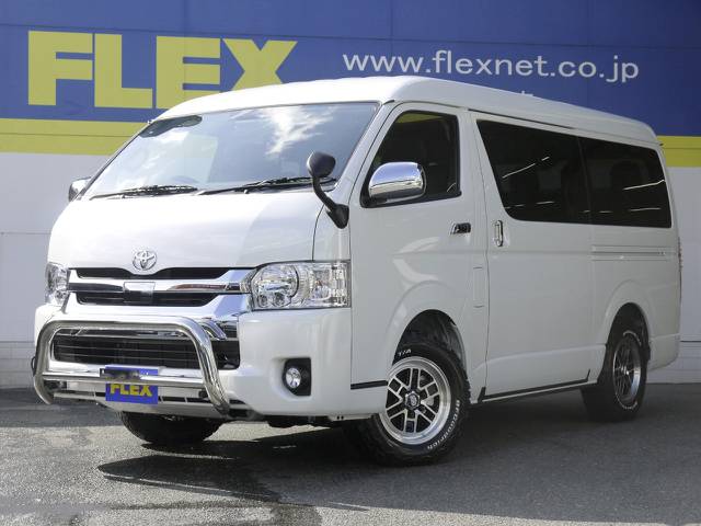 未登録新車ハイエースワゴンＧＬ２．７Ｇ４ＷＤ！人気の室内架装車【ＦＬＥＸアレンジＲ１】完成！