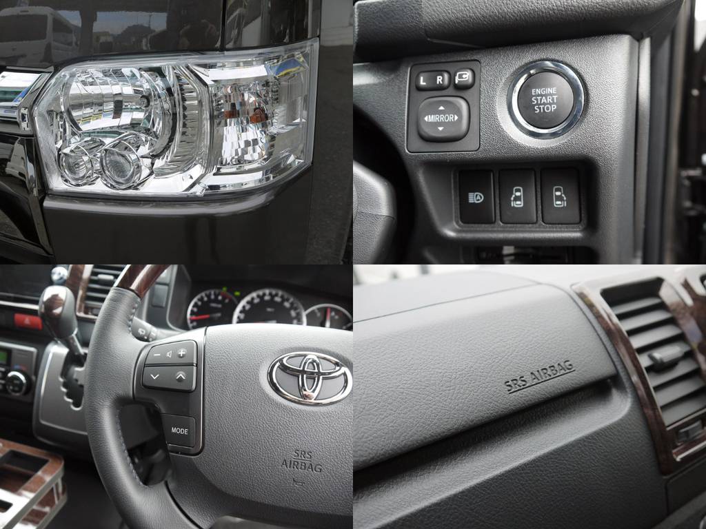 特別仕様車専用装備：ＬＥＤヘッドライト・ステアリングスイッチ・プッシュスタート＆スマートエントリー・両側パワースライドドア！