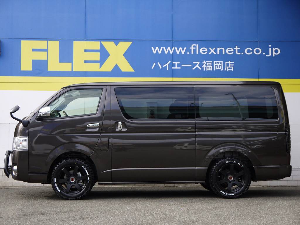 道を気にせず走行できるよう車高はノーマルでご提供！車高変更も可能ですのでお気軽にご相談下さい。