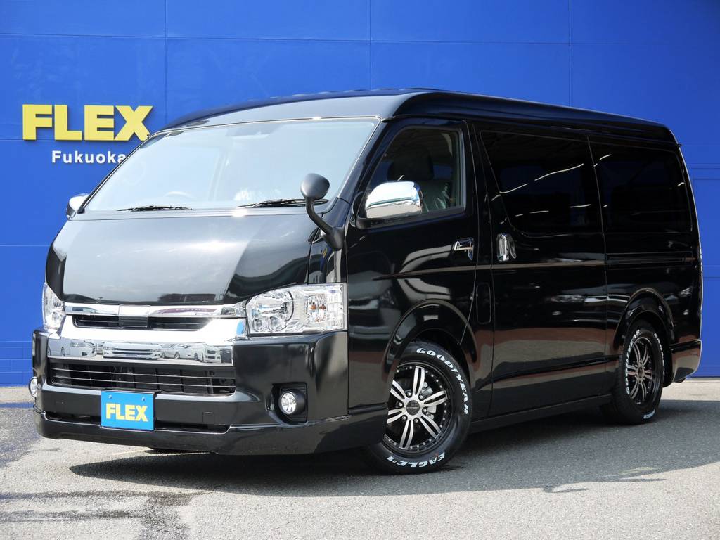 未登録新車ハイエースワゴンＧＬ２．７Ｇ２ＷＤ【４１５ＣＯＢＲＡエアロコンプリート】完成！
