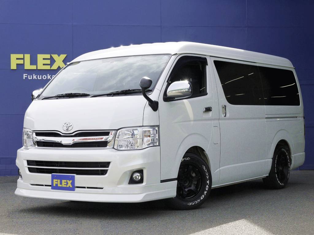 【買取直販】Ｈ２３年ハイエースワゴンＧＬ２．７Ｇ２ＷＤ！ＨＩＤ・自動ドア完備！内外装充実のカスタム内容！
