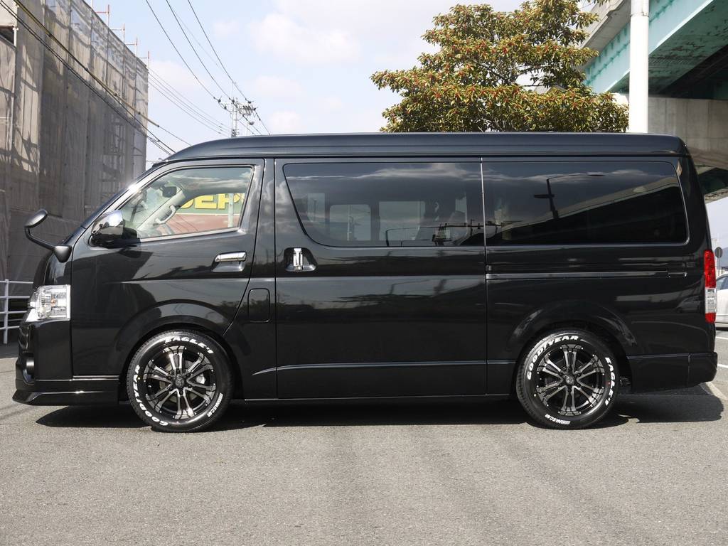 ５０ミリローダウン施工済み！車高公認取得致しますので継続車検も安心です。