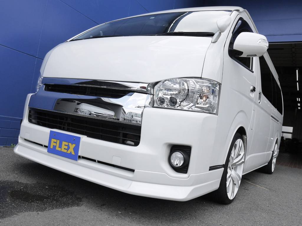ＦＬＥＸオリジナルフロントリップスポイラー装着！