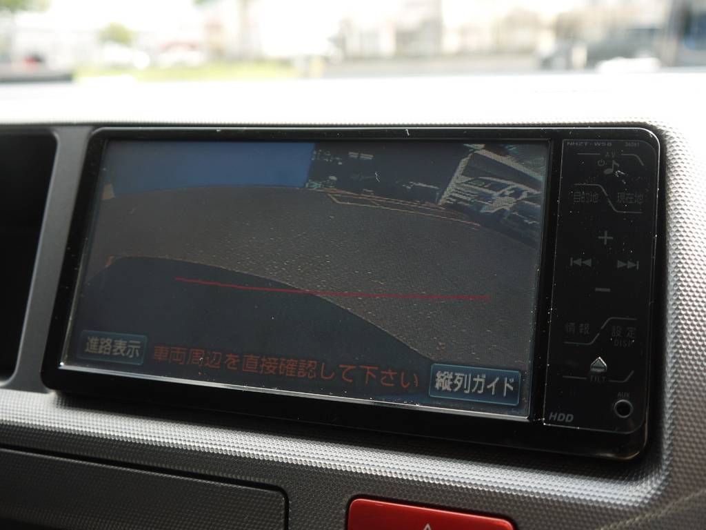 バックカメラも完備しております！