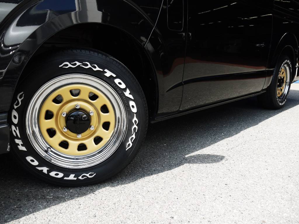 デイトナゴールド１６ｉｎｃｈ＆ＴＯＹＯＨ２０ホワイトレタータイヤ！