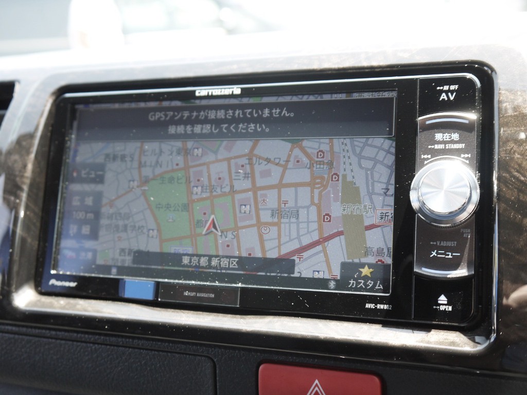 カロッツェリアＳＤ地デジナビ！走行中のＴＶ・ＤＶＤの閲覧も可能です。