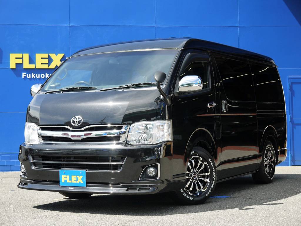 Ｈ２４年ハイエースワゴンＧＬ２．７Ｇ２ＷＤ新車時当店製作【ラウンジＰＫＧ】下取直販ワンオーナー車！