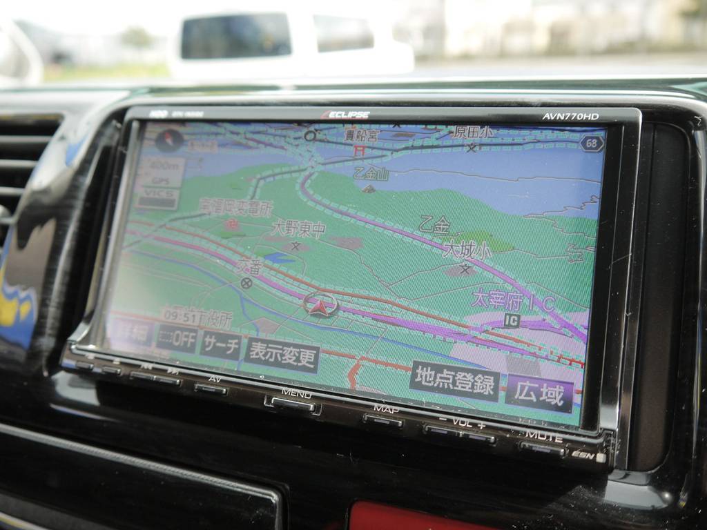 イクリプスＨＤＤ地デジナビ！走行中もＴＶ・ＤＶＤの閲覧ＯＫ！