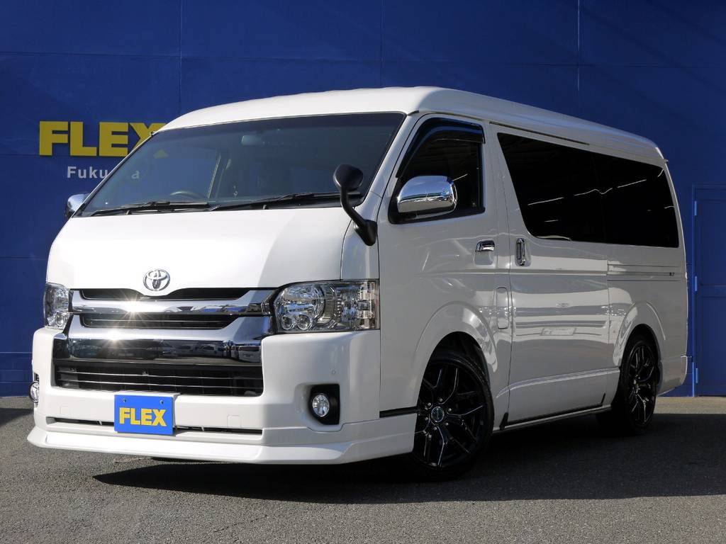 Ｈ２８年式ハイエースＶワイドＤＡＲＫＰＲＩＭＥ３．０ＤＴ２ＷＤ！