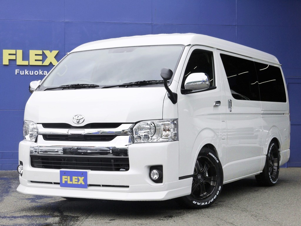未登録新車ハイエースワゴンＧＬ２．７Ｇ２ＷＤ！人気の室内架装車【ＦＬＥＸアレンジＲ１】完成！