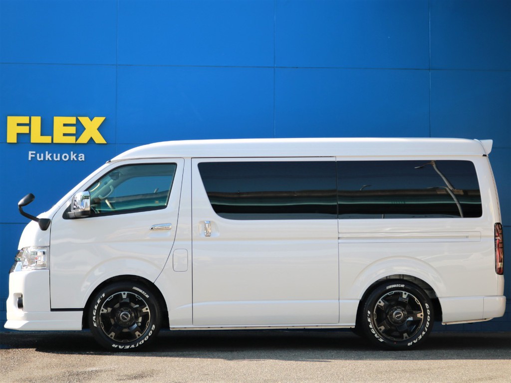 １．５インチローダウン施工済み！　車高公認取得致しますので継続車検の際も安心です。更なる車高調整や、純正戻しなどもお気兼ねなくお申し付けください。