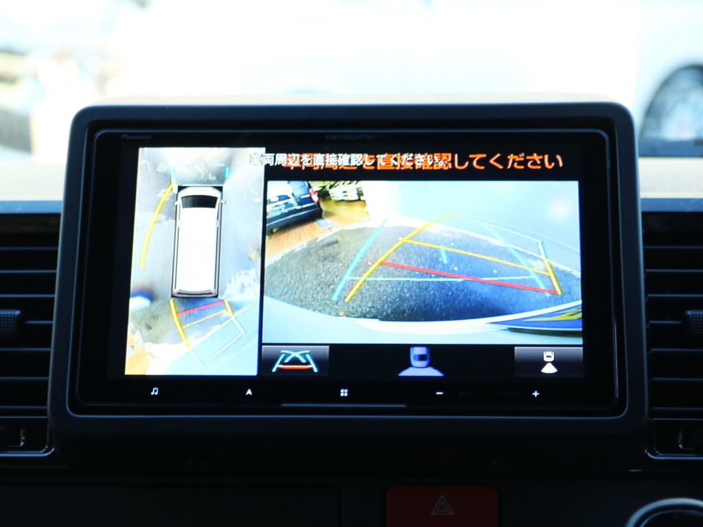 バックモニター＆パノラミックビューモニター搭載！安全装備も充実！