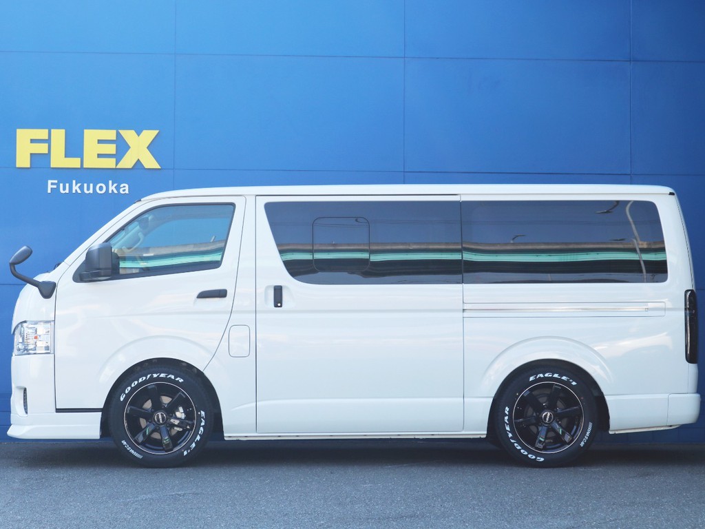 ２．０インチローダウン施工済み！　車高公認取得致しますので継続車検の際も安心です。更なる車高調整や、純正戻しなどもお気兼ねなくお申し付けください。