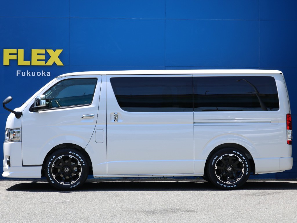１．５インチローダウン施工済み！　車高公認取得致しますので継続車検の際も安心です。更なる車高調整や、純正戻しなどもお気兼ねなくお申し付けください。