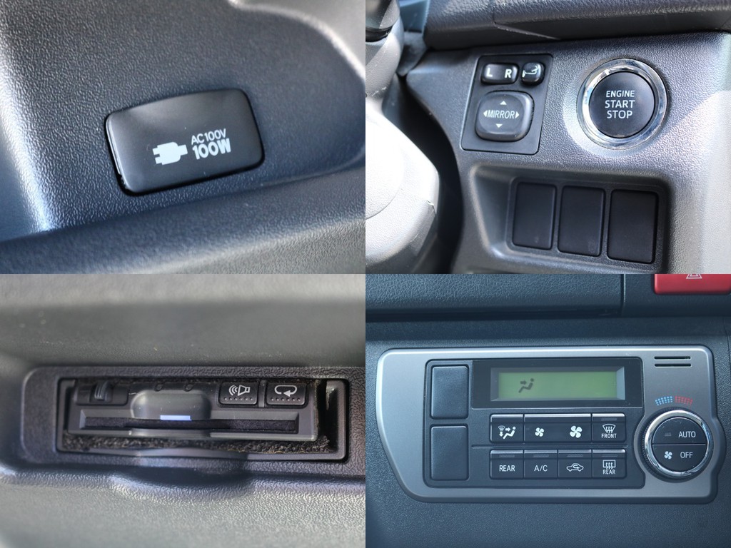 ETCや車内を快適に過ごせるオートエアコン等の装備も充実♪