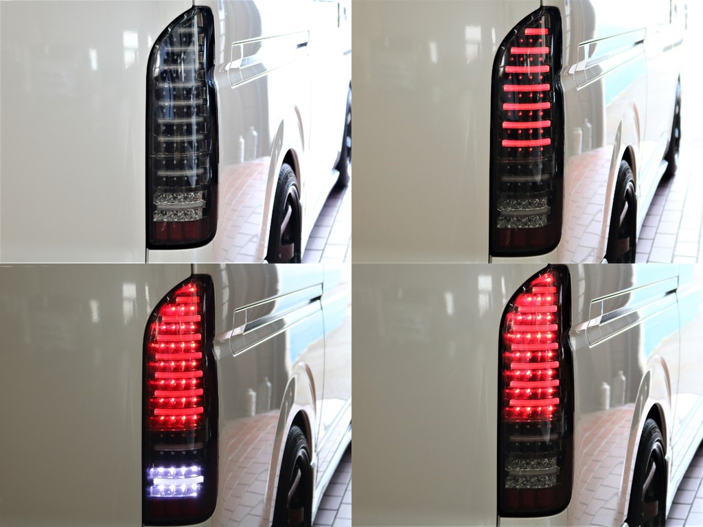 社外LEDテールランプ　点灯４パターン