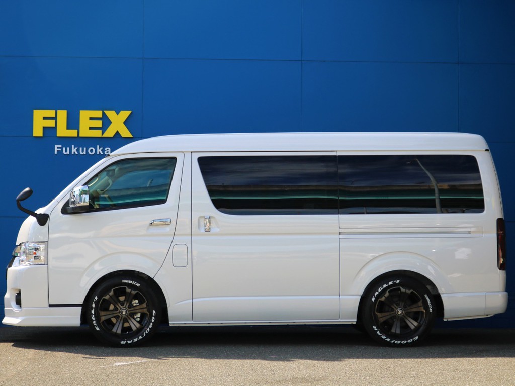 １．５インチローダウン施工済み！　車高公認取得致しますので継続車検の際も安心です。更なる車高調整や、純正戻しなどもお気兼ねなくお申し付けください。