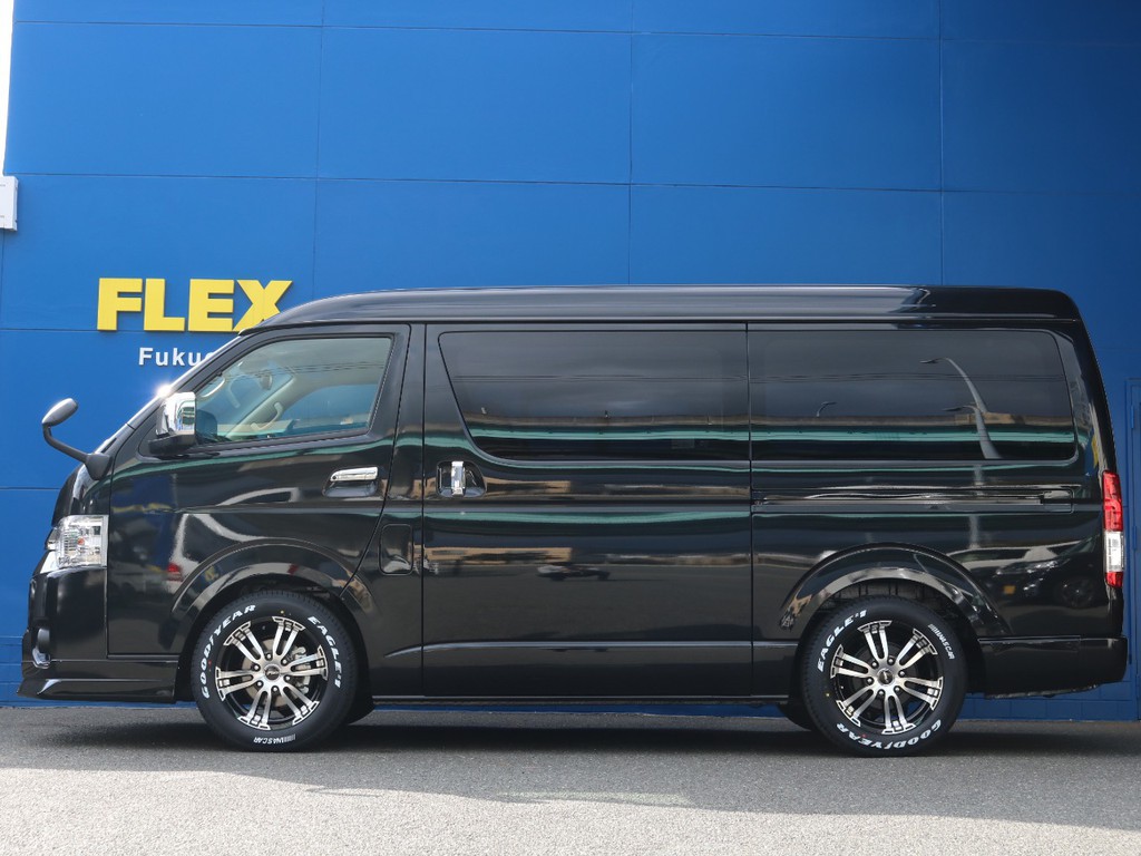 １．５インチローダウン施工済み！　車高公認取得致しますので継続車検の際も安心です。更なる車高調整や、純正戻しなどもお気兼ねなくお申し付けください。