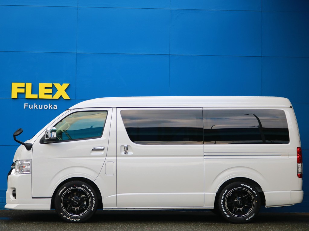 １．５インチローダウン施工済み！　車高公認取得致しますので継続車検の際も安心です。更なる車高調整や、純正戻しなどもお気兼ねなくお申し付けください。