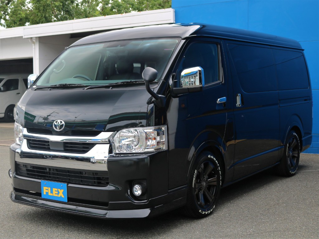 オリジナルシートアレンジ【FLEX　Ver1】ベッド・床パネル・テーブル完備！ハイエースワゴンGL　２．７G　２WD　TSSP搭載！