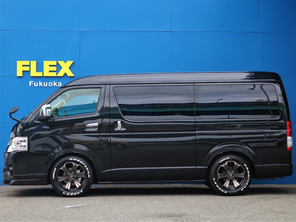 １．５インチローダウン施工済み！　車高公認取得致しますので継続車検の際も安心です。更なる車高調整や、純正戻しなどもお気兼ねなくお申し付けください。