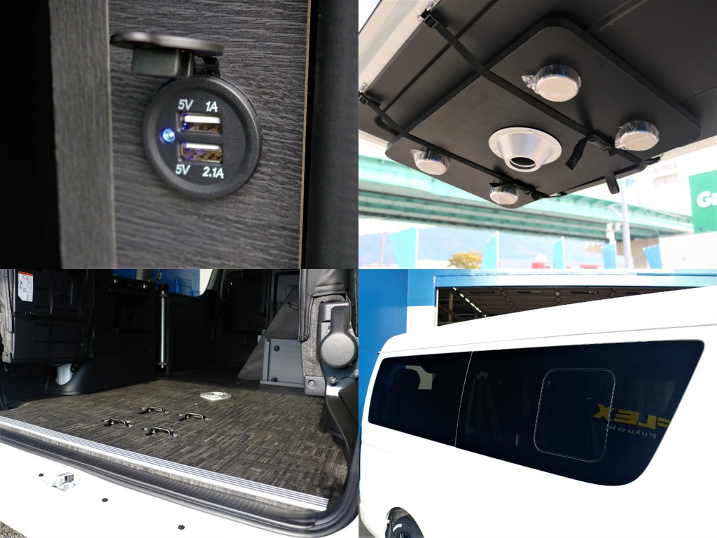 ＵＳＢ電源も設置されているのでモバイル機器の充電の際にも便利です！床張り施工でお掃除もラクチンです！テーブルも使用しない際はしっかり収納できます☆