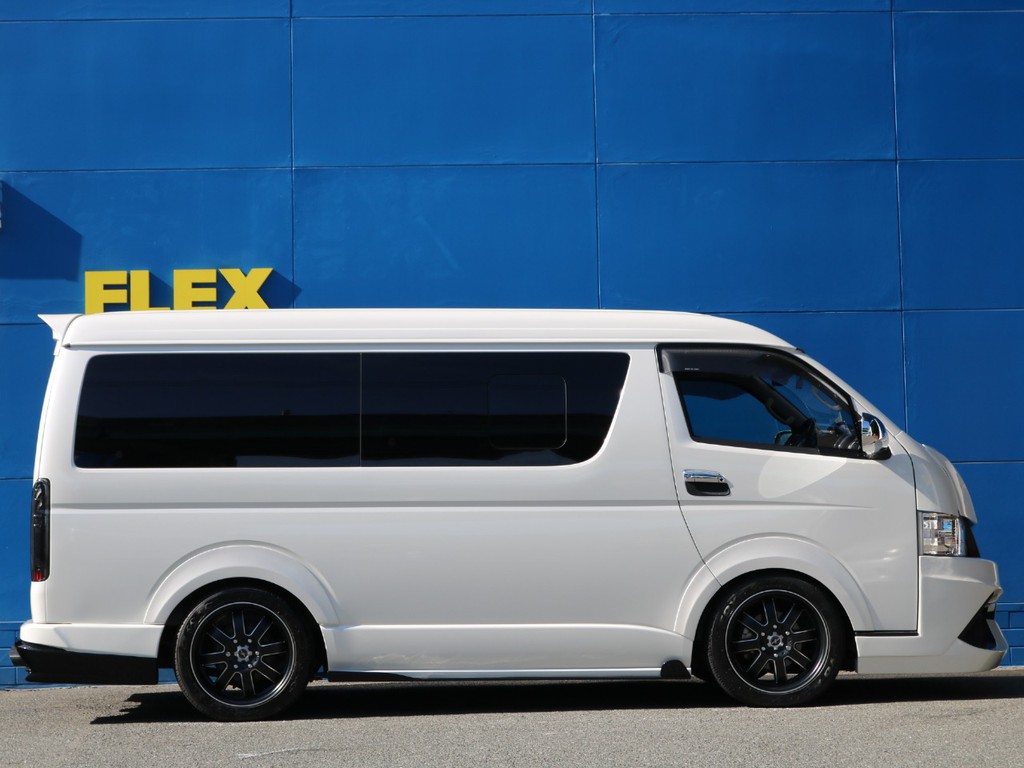 ハイエースの事なら専門店のＦＬＥＸハイエース福岡店へ！　新車中古車販売は勿論、経費が使えるリースやローンを使った販売など新たなハイエースライフを始めるお手伝いを致します！