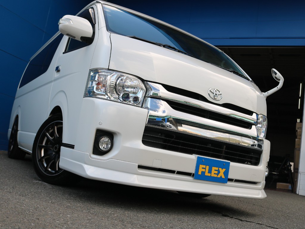 ＦＬＥＸ　DelfinoLineフロントリップスポイラー装着済み