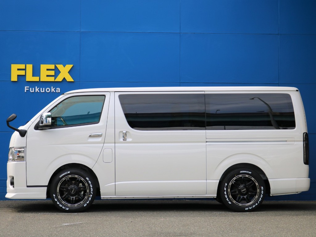 １．５インチローダウン施工済み！　車高公認取得致しますので継続車検の際も安心です。更なる車高調整や、純正戻しなどもお気兼ねなくお申し付けください。