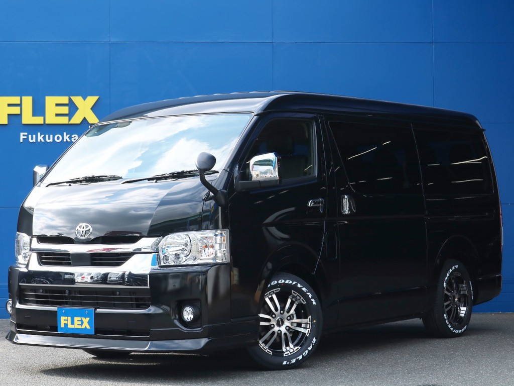 ☆未登録新車☆FLEXオリジナル【ARRANGE　AS】完成！オリジナルパーツを中心にカスタムコンプリート！　前向きモード、後ろ向きモード、フルフラット車中泊モードに対応した高級ベンチシート搭載！