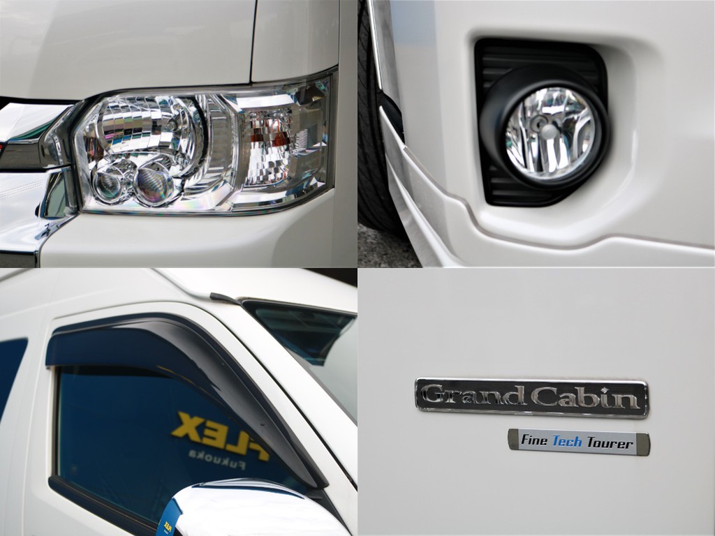 メーカーオプションのLEDヘッドライトやLEDフォグバルブLEDナンバー灯＆ポジション球サイドバイザーを完備！　夜道を明るく照らしてくれます！