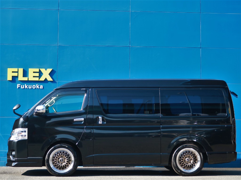 １．５インチローダウン施工済み！　車高公認取得致しますので継続車検の際も安心です。更なる車高調整や、純正戻しなどもお気兼ねなくお申し付けください。