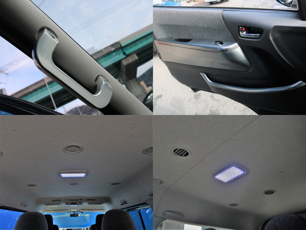 LEDルームランプも装備！車内を明るく照らしてくれます☆内装カスタムその他も充実！