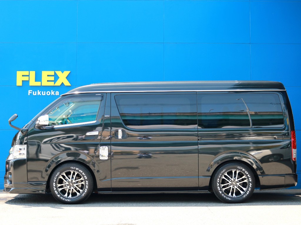 2インチローダウン施工済み！　車高公認取得致しますので継続車検の際も安心です。更なる車高調整や、純正戻しなどもお気兼ねなくお申し付けください。