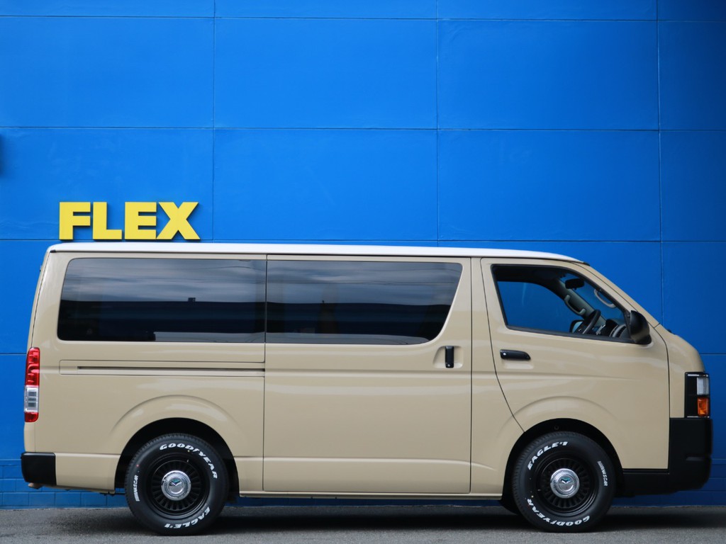 ＦＬＥＸの中古ハイエースは全車1年間走行距離無制限保証付き！安心整備の証拠です！